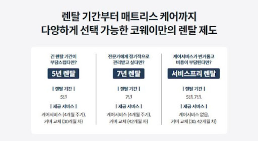 웅진코웨이침대렌탈 사기 방지 팁