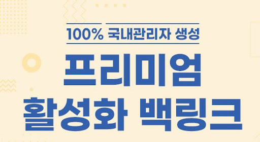 백링크 ㅣ 은가비플랜